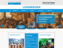 Tablet Screenshot of leserreisen.ksta.de